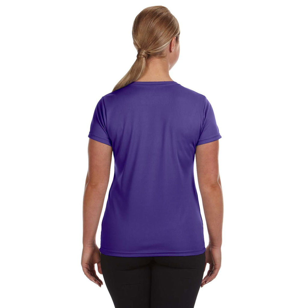 Augusta Sportswear Women's Purple Wicking-T-Shirt