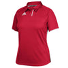adidas Women's Power Red Climacool Utility Polo
