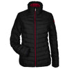 Spyder Women's Black/Red Supreme Puffer jacket