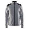 Craft Sports Men's Grey Noble Zip Heavy Knit Fleece Jacket