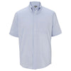 Edwards Men's Blue Pinpoint Oxford Short Sleeve Shirt