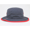 Pacific Headwear Graphite/Red Boonie Bush Hat