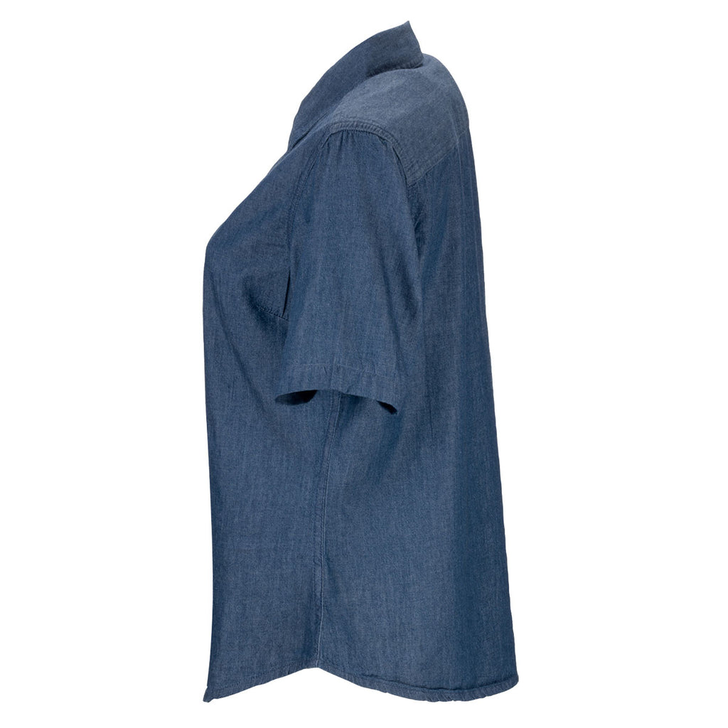 Vantage Women's Denim Short-Sleeve Hudson Denim Shirt