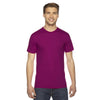 American Apparel Unisex Raspberry Fine Jersey Short-Sleeve T-Shirt