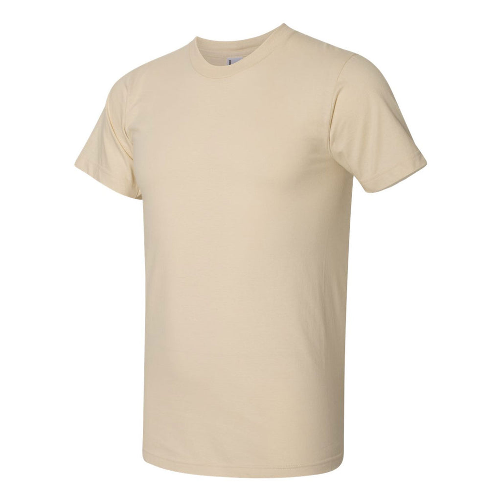 American Apparel Unisex Creme Fine Jersey Short Sleeve T-Shirt