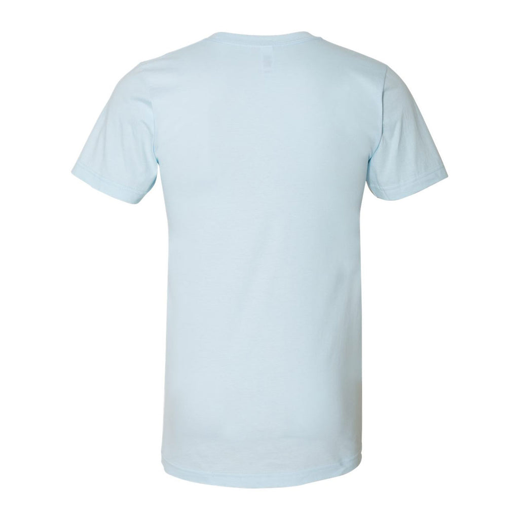 American Apparel Unisex Light Blue Fine Jersey Short Sleeve T-Shirt