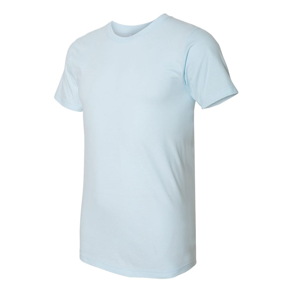 American Apparel Unisex Light Blue Fine Jersey Short Sleeve T-Shirt