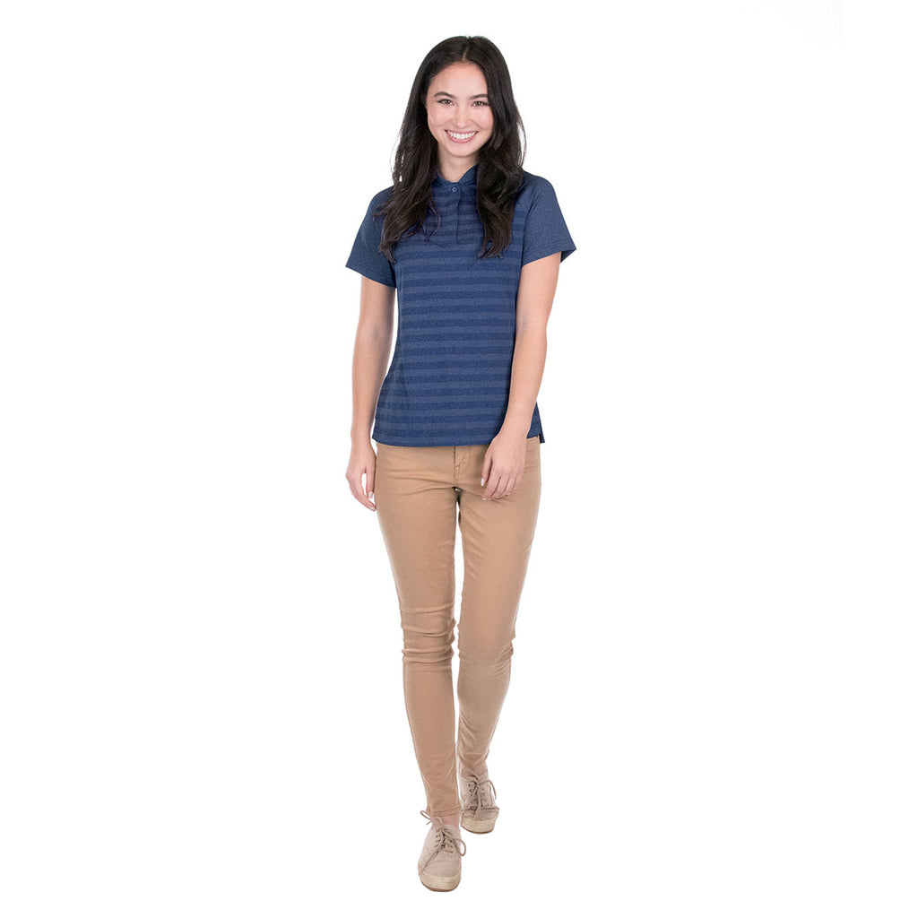 Charles River Women's Navy Plymouth Polo