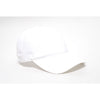 Pacific Headwear White Adjustable Brushed Cotton Twill Cap