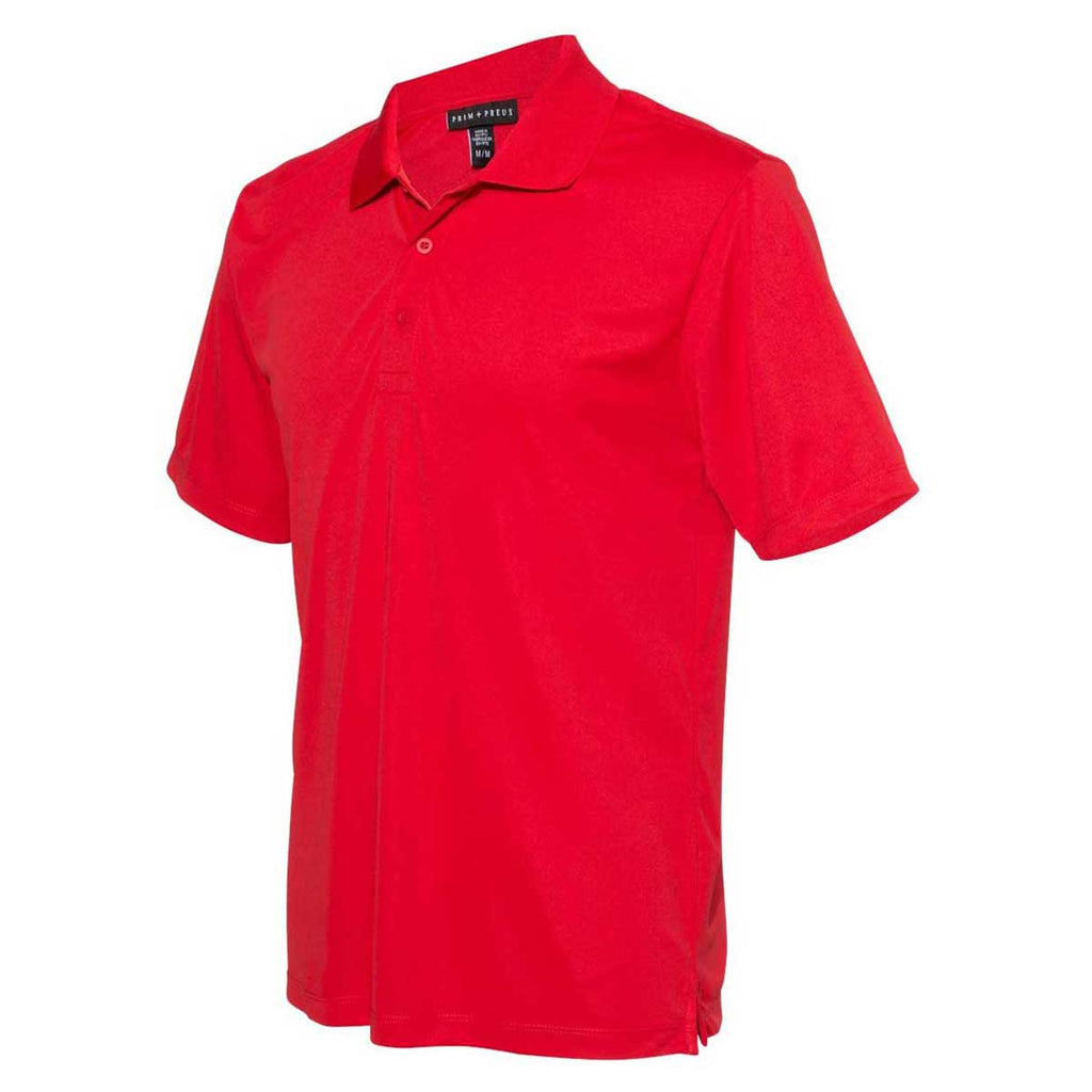 PRIM+PREUX Men's Red Energy Sport Shirt