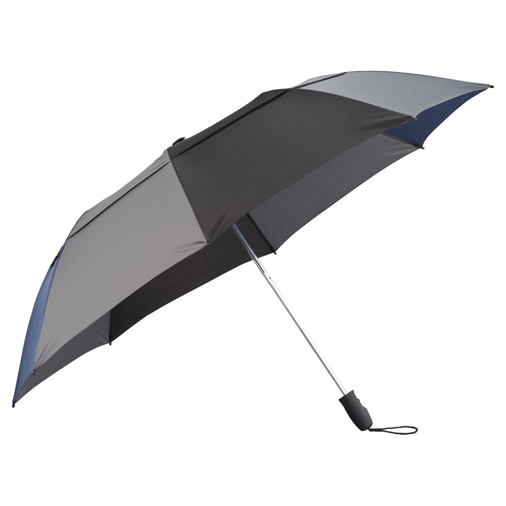 Slazenger Navy/Black 55" Vented, Auto Open Folding Golf Umbrella