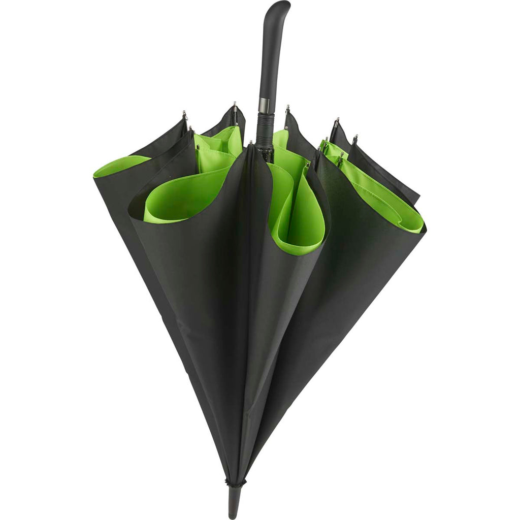 Stromberg Black/Lime 46" to 58" Expanding Auto Open Umbrella