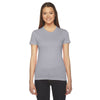 American Apparel Women's Slate Fine Jersey Short-Sleeve T-Shirt