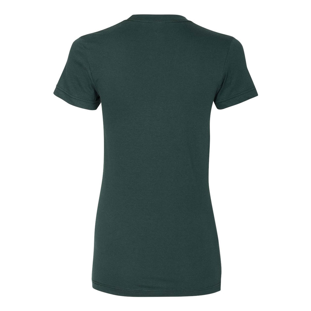 American Apparel Women's Forest Fine Jersey Short Sleeve T-Shirt