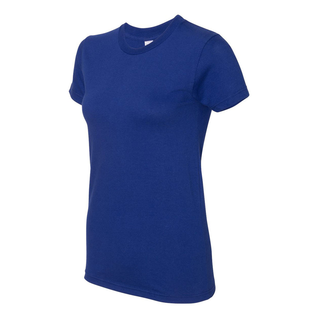 American Apparel Women's Lapis Fine Jersey Short Sleeve T-Shirt