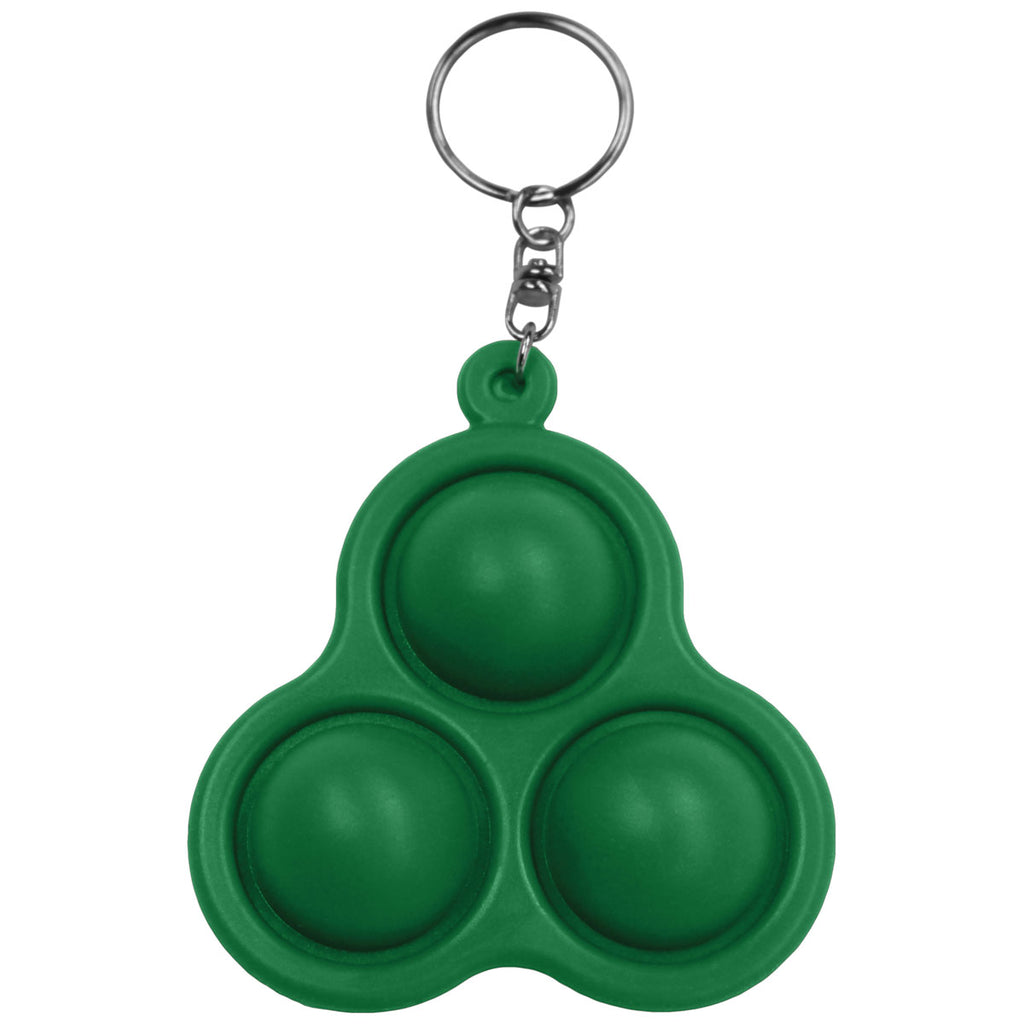 Universal Source Green Pop 3 Bubbles Keychain