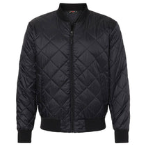 Weatherproof Men's Black Heat Last Quilted Packable Bomber