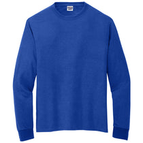 Jerzees Unisex Royal Dri-Power 100% Polyester Long Sleeve T-Shirt
