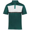 Holloway Men's Dark Green/White Prism Bold Polo