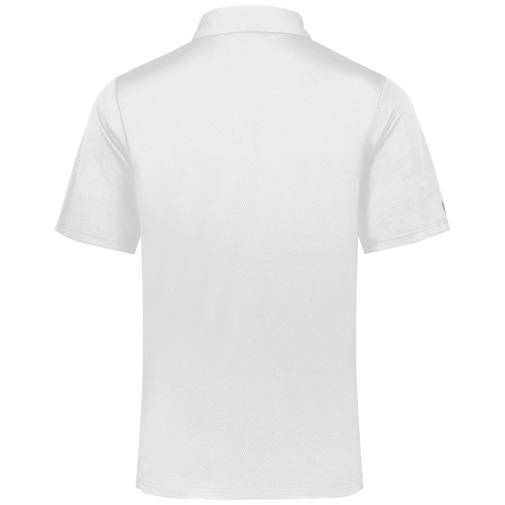 Holloway Men's White/Carbon Prism Bold Polo