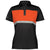 Holloway Women's Black/Orange Prism Bold Polo