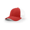 Richardson Red/White Mesh Back Split R-Active Lite/AirMesh Trucker Hat