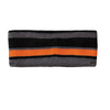 Holloway Black/Orange/Graphite Acrylic Rib Knit Comeback Headband