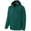Holloway Men's Dark Green/Carbon Full Zip Bionic Hooded Jacket