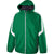 Holloway Men's Kelly/White Full Zip Charger Jacket