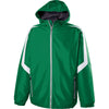 Holloway Men's Kelly/White Full Zip Charger Jacket