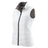Holloway Women's White Full Zip Admire Vest