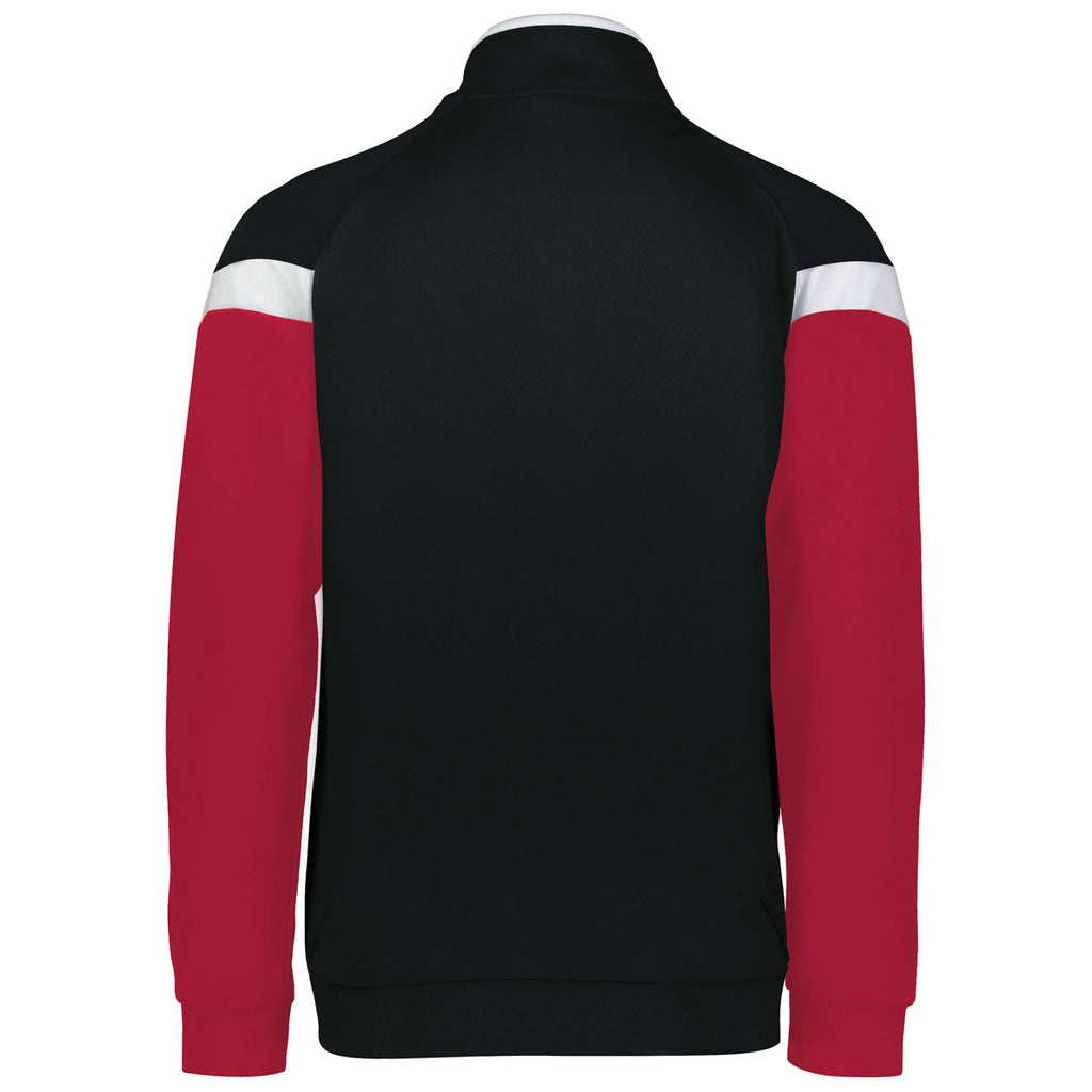 Holloway Unisex Black/White/Scarlet Limitless Jacket