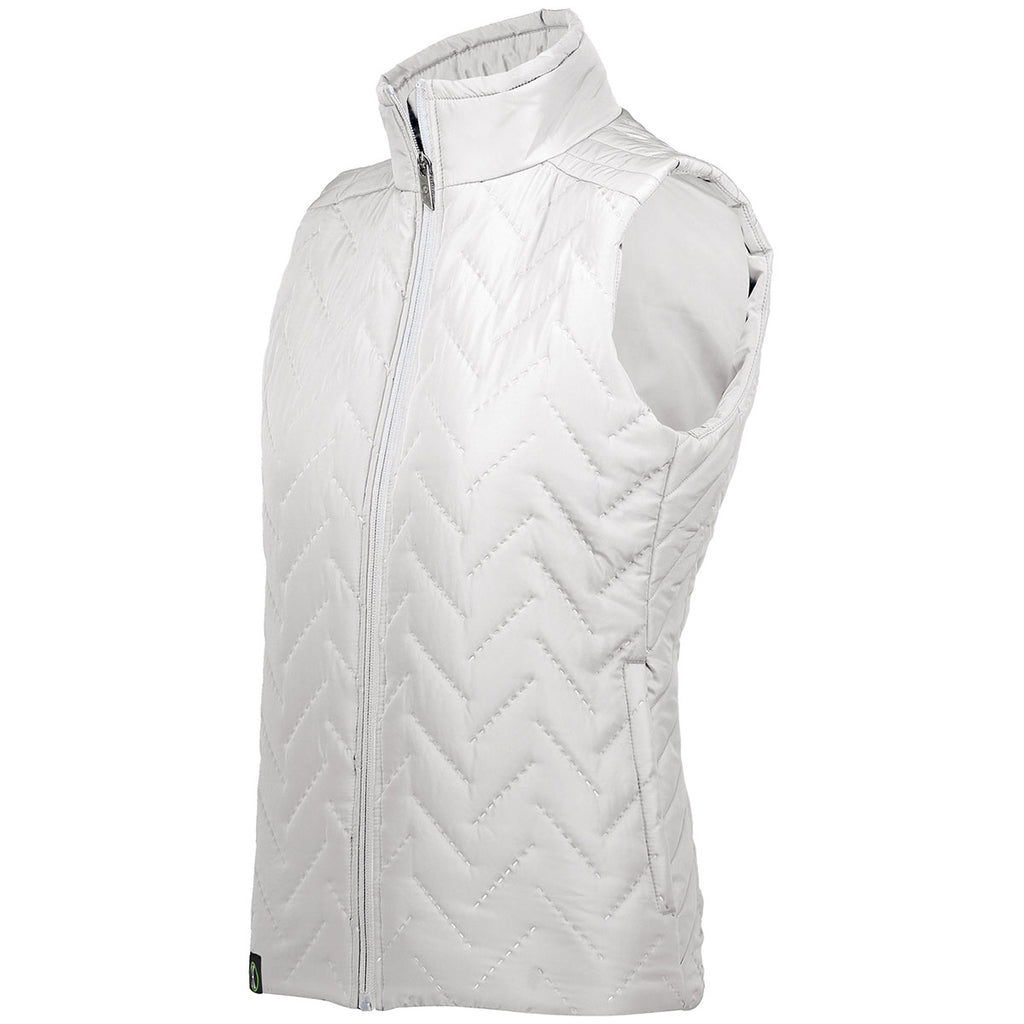 Holloway Women's White Repreve Eco Vest