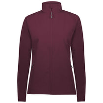 Holloway Women's Maroon Featherlight Soft Shell Jacket