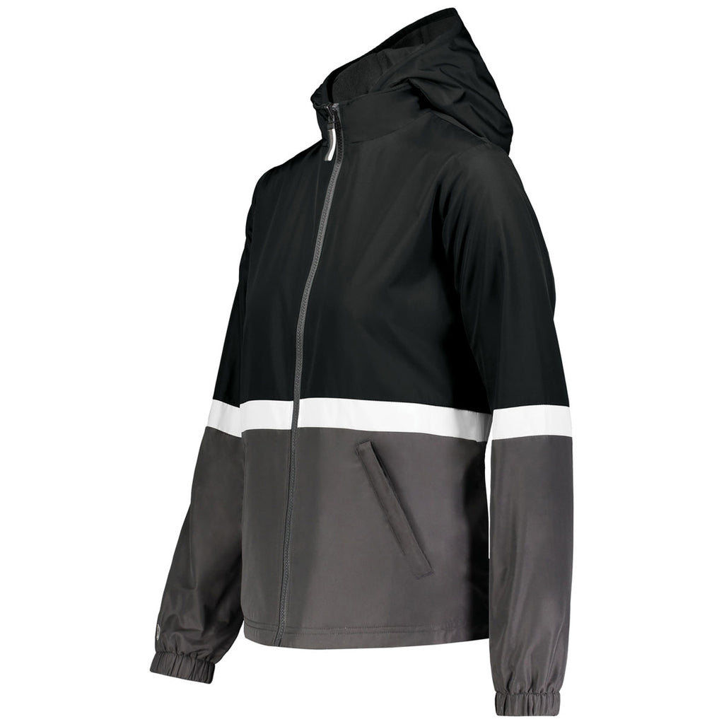 Holloway Women's Black/Carbon Turnabout Jacket