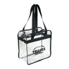 Leed's Black Game Day Clear Zippered Safety Tote