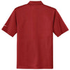 Nike Men's Red Dri-FIT Short Sleeve Textured Polo