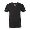 American Apparel Unisex Black Fine Jersey Short Sleeve V-Neck