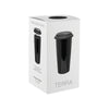 ETS Black Terra Tumbler with Tangerine Lid -16 oz