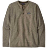Patagonia Men's Pale Khaki Rib Knit Better Sweater Fleece Henley Pullover