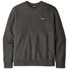 Patagonia Men's Forge Grey Organic Cotton Quilt Crewneck Sweatshirt