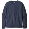 Patagonia Men's New Navy Organic Cotton Quilt Crewneck Sweatshirt