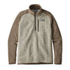 Patagonia Men's Bleached Stone/Pale Khaki Better Sweater Quarter Zip