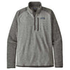 Patagonia Men's Nickel with Forge Grey Better Sweater Quarter Zip 2.0