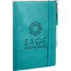 JournalBooks Turquoise Revello Refillable Notebook (pen sold separately)