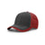 Richardson Cardinal Sideline Charcoal Front with Contrasting Stitching Cap
