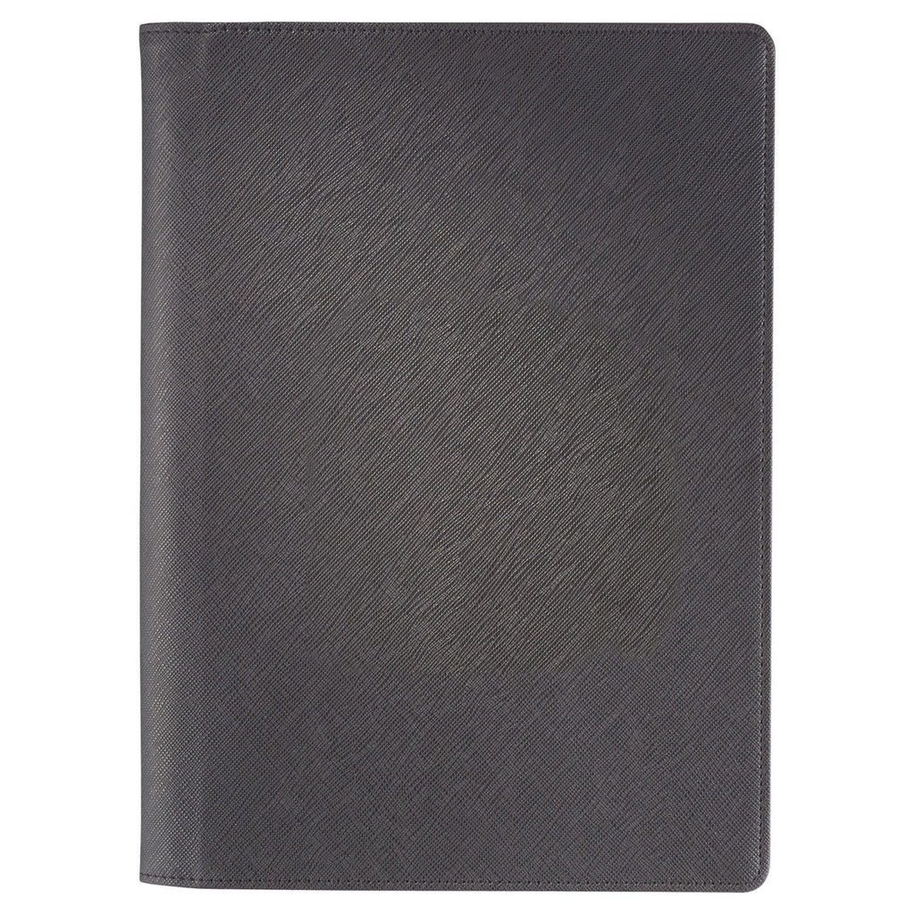 JournalBooks Black Modena Large Lined Refillable JournalBook
