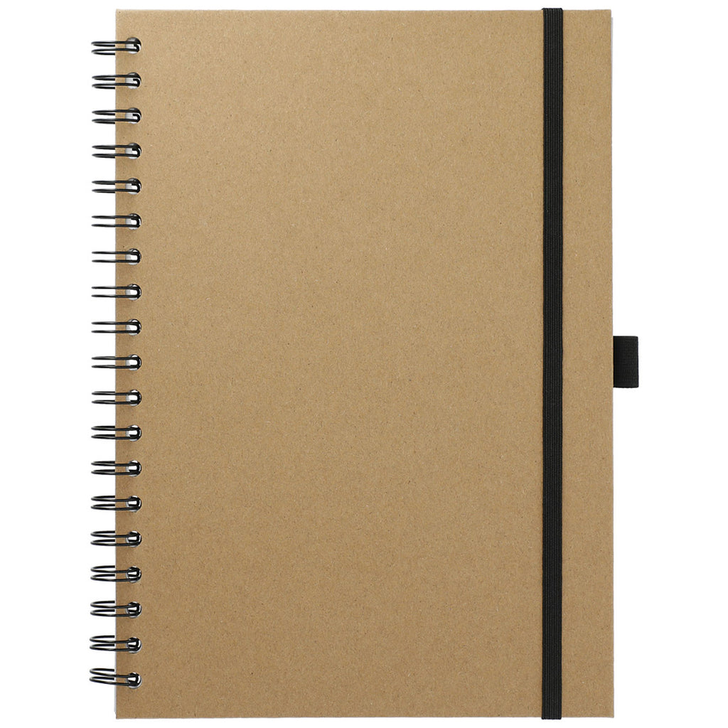 JournalBooks Natural 7" x 10" FSC Mix Large Spiral Journalbook