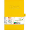JournalBook Yellow Nova Soft Graphic Wrap Bound Notebook