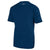 Augusta Sportswear Men's Navy Shadow Tonal Heather Short-Sleeve Training T-Shirt